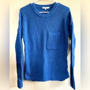 Madewell Blue‎ Knitted Oversized Sweater size XS
